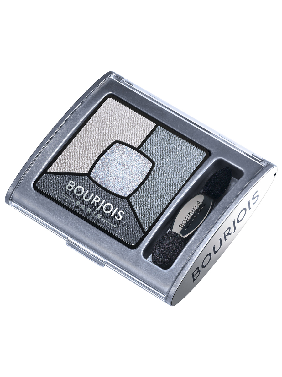 Bourjois Палитра теней для век Smoky Stories Тон 03 i love blue 3 мл29101352003 Bourjois Палитра теней для век Smoky Stories Тон 03 i love blue 3 мл29101352003Палетка из четырех оттенков, которые обладают кремово-пудровой текстурой, максимально адаптируются и долго держатся на подвижном веке.