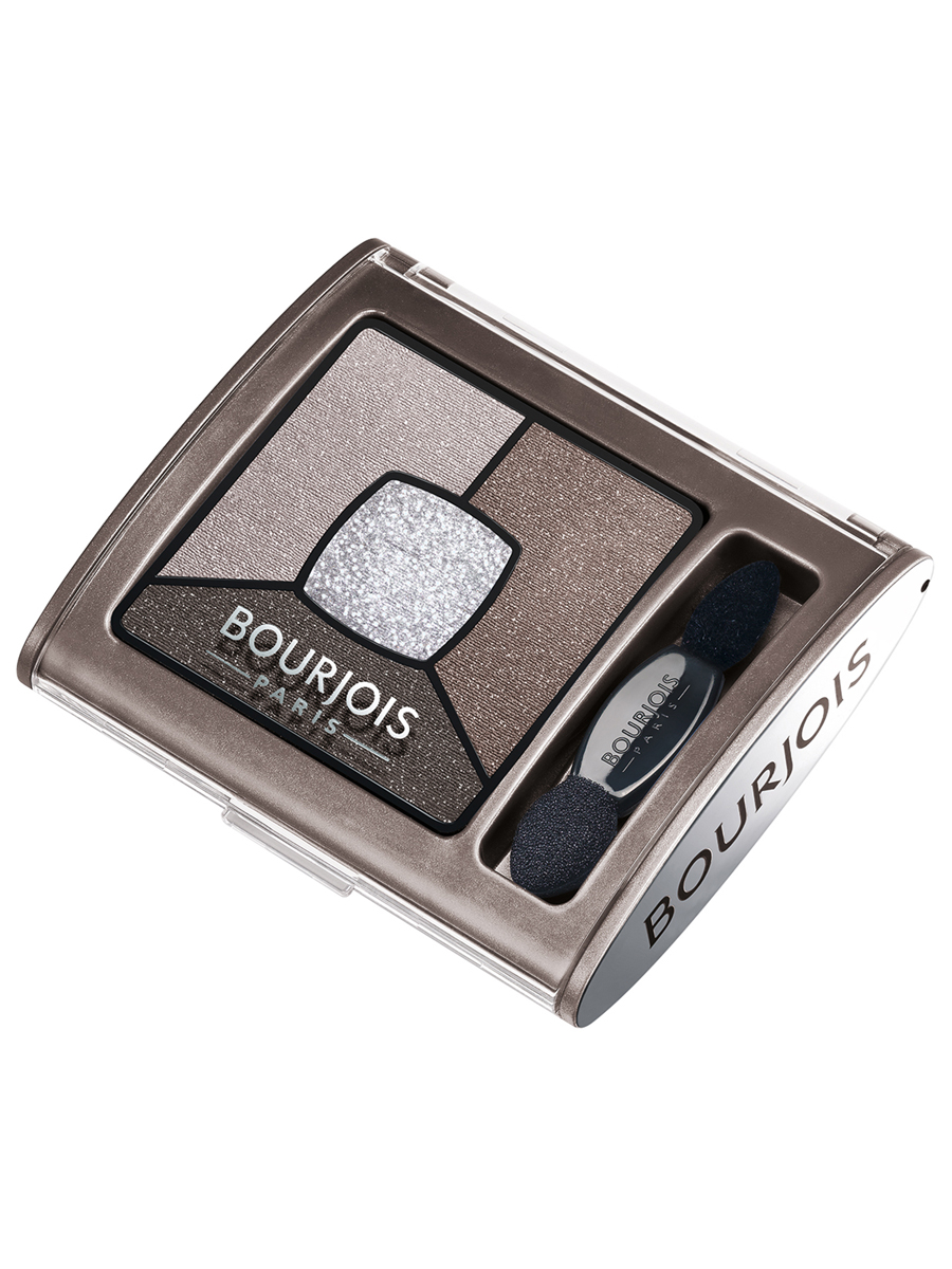 Bourjois Палитра теней для век Smoky Stories Тон 05 good nude 3 мл29101352005 Bourjois Палитра теней для век Smoky Stories Тон 05 good nude 3 мл29101352005Палетка из четырех оттенков, которые обладают кремово-пудровой текстурой, максимально адаптируются и долго держатся на подвижном веке.