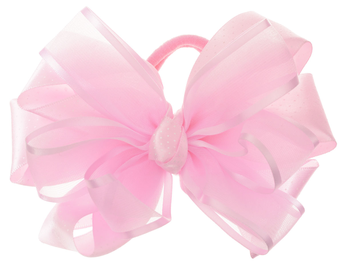 Babys Joy Бант для волос на резинке цвет розовыйK 10 _розовый Babys Joy Бант для волос на резинке цвет розовыйK 10 _розовыйБант для волос на резинке Babys Joy состоит из большого двойного банта из атласа и капрона. Бант на резинке позволит не только убрать непослушные волосы с лица, но и придать образу романтичности и очарования. Такая резинка для волос подчеркнет уникальность вашей маленькой модницы и станет прекрасным дополнением к ее неповторимому стилю.