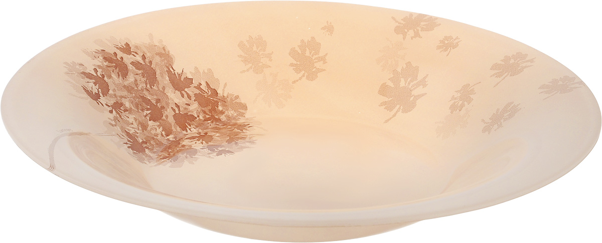 Тарелка глубокая Luminarc Stella Chocolat, диаметр 21,5 смJ1911 Тарелка глубокая Luminarc Stella Chocolat, диаметр 21,5 смJ1911Глубокая тарелка Luminarc Stella Chocolat выполнена из ударопрочного стекла и украшена изображением цветов. Изделие сочетает в себе изысканный дизайн с максимальной функциональностью. Она прекрасно впишется в интерьер вашей кухни и станет достойным дополнением к кухонному инвентарю. Тарелка Luminarc Stella Chocolat подчеркнет прекрасный вкус хозяйки и станет отличным подарком. Диаметр тарелки (по верхнему краю): 21,5 см.
