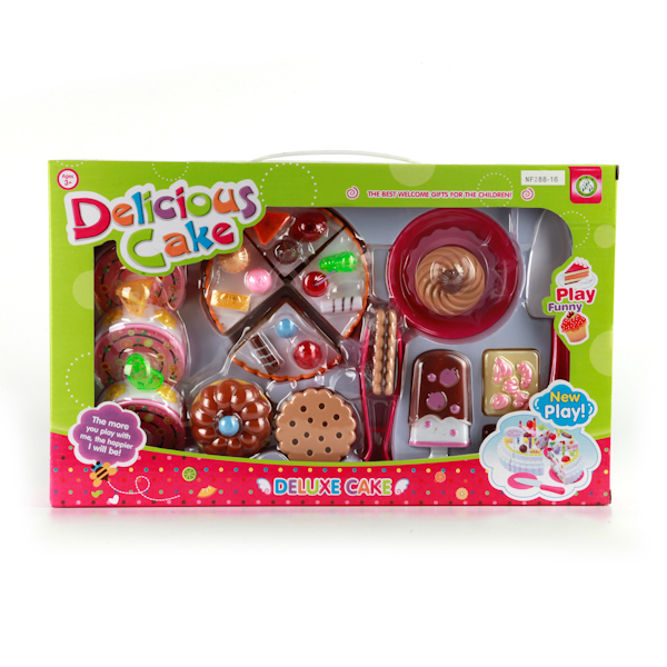Plastic Toy Игровой набор тортиков 17 предметовC336-H38823 Plastic Toy Игровой набор тортиков 17 предметовC336-H38823Ваша малышка любит готовить и собирать гостей? Этот набор для нее! Он поможет создать праздничную обстановку, а так же порадовать всех своим ярким реалистичным видом.