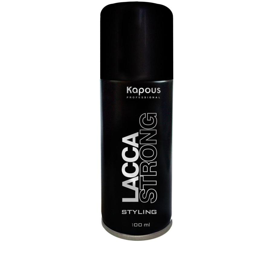 Kapous Professional Лак аэрозольный для волос сильной фиксации 100 мл82 Kapous Professional Лак аэрозольный для волос сильной фиксации 100 мл82Лак аэрозольный для волос сильной фиксации Kapous. Экологический лак для волос сильной фиксации предназначен для фиксации оформленной прически. Идеален для создания подвижной укладки и придания объёма. Устойчив к влажности. Удаляется с волос несколькими взмахами расчески. Очень тонкое распыление. Результат: Быстро высыхает на волосах, прекрасно фиксирует их и придает здоровый блеск.