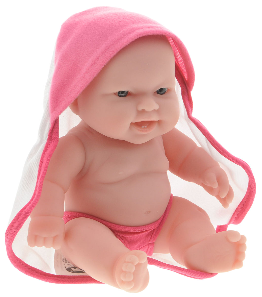 JC Toys Пупс цвет одежды розовый белый16822_розовый,белый JC Toys Пупс цвет одежды розовый белый16822_розовый,белыйПупс JC Toys непременно приведет в восторг вашу дочурку. Пупс выполнен из высококачественных и безопасных материалов. Симпатичный пупс одет в розовые трусики и накидку с капюшоном. Руки, ноги и голова куклы подвижны, что позволяет придавать ей разнообразные позы. Игры с куклой способствуют эмоциональному развитию, помогают формировать воображение и художественный вкус, а также разовьют в вашей малышке чувство ответственности и заботы. Великолепное качество исполнения делают этот набор чудесным подарком к любому празднику.