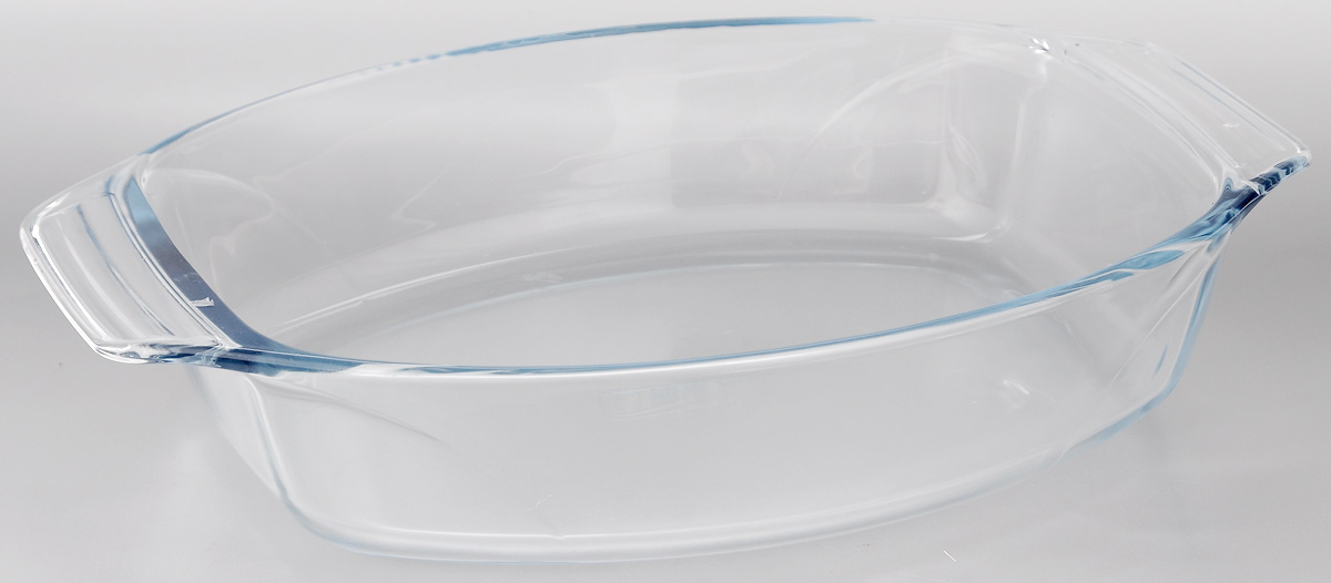 Форма для запекания Pyrex Optimum, овальная, 28 х 24 см411B000 Форма для запекания Pyrex Optimum, овальная, 28 х 24 см411B000Овальная форма для запекания Pyrex Optimum изготовлена из жаропрочного стекла, которое выдерживает температуру до +300°С. Форма предназначена для приготовления горячих блюд. Оснащена двумя ручками. Материал изделия гигиеничен, прост в уходе и обладает высокой степенью прочности. Форма идеально подходит для использования в духовках, микроволновых печах, холодильниках и морозильных камерах. Размер формы (с учетом ручек): 35 х 24 см. Размер формы (без учета ручек): 28 х 24 см. Высота стенки: 7 см.