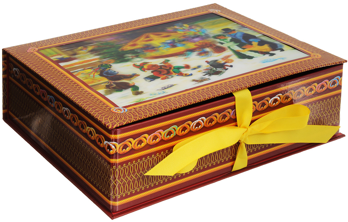 Коробка Правила Успеха Конфетки-бараночки, раскладная, 30 х 23 х 9 см4610009211732 Коробка Правила Успеха Конфетки-бараночки, раскладная, 30 х 23 х 9 см4610009211732Раскладная подарочная коробка Правила Успеха Конфетки-бараночки изготовлена из плотного картона, украшенного изображениями узоров и баранок. Крышка коробки оформлена голографической картинкой. Изделие прекрасно подойдет для конфет и различных небольших сувениров.