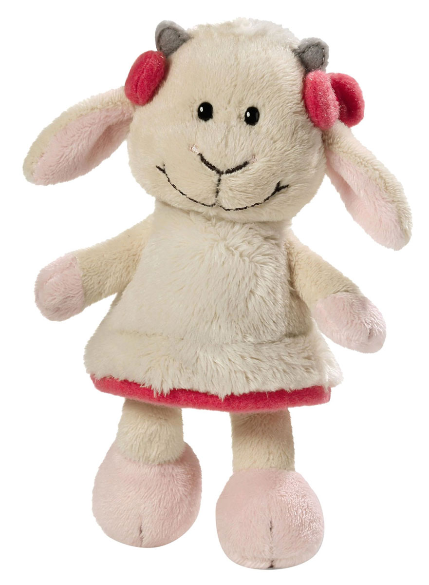 Nici Мягкая игрушка Козочка Гретель 15 см37608 Nici Мягкая игрушка Козочка Гретель 15 см37608Очаровательная мягкая игрушка Nici Козочка Гретель выполнена в виде симпатичной плюшевой козочки. Игрушка изготовлена из высококачественного текстильного материала бежевого цвета. Игрушка невероятно мягкая и приятная на ощупь, вам не захочется выпускать ее из рук. Глазки у козочки пластиковые, а ротик и носик вышиты нитками. Ушки Гретель украшают розовые бантики. Удивительно мягкая игрушка принесет радость и подарит своему обладателю мгновения нежных объятий и приятных воспоминаний. Великолепное качество исполнения делают эту игрушку чудесным подарком к любому празднику. Трогательная и симпатичная, она непременно вызовет улыбку у детей и взрослых.