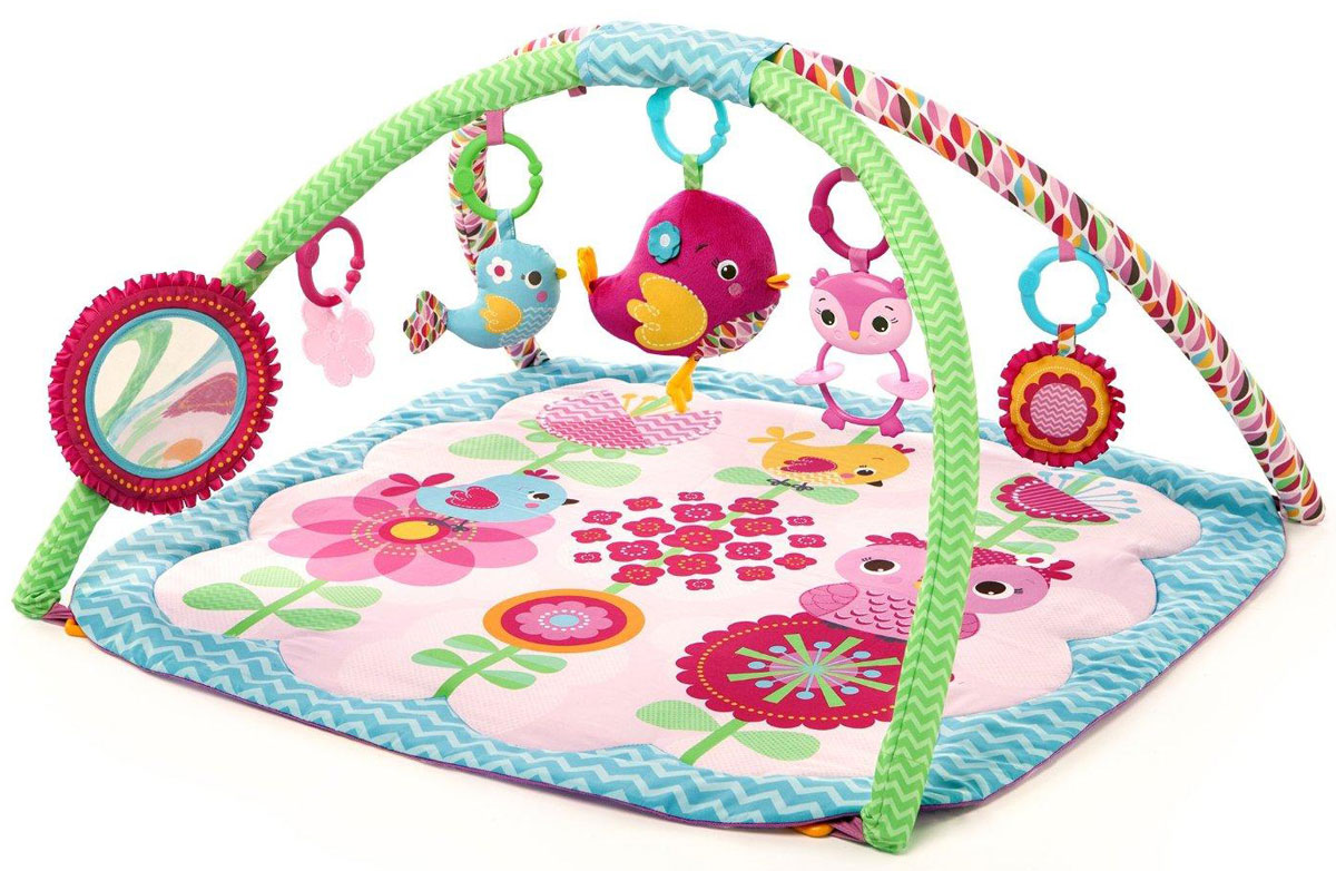 Bright Starts Развивающий коврик Птички в саду52038 Bright Starts Развивающий коврик Птички в саду52038Маленькая девочка будет чувствовать себя очень комфортно на этом коврике! Развивающий коврик Bright Starts Птички в саду разработан для развития всех чувств ребёнка. Особенности: Мягкая игрушка-птичка проигрывает 8 мелодий; Безопасное зеркальце; Прорезыватель для зубок в виде цветочка; Совенок-погремушка; 2 мягких игрушки: птичка и цветок; Все игрушки легко крепятся к переноске, коляске. Bright Starts - это торговая марка американской компании Kids II, которая появилась на свет в 1969 году. Несмотря на давнюю широкую известность в Америке и странах Европы, для российского рынка Bright Starts относительной новый бренд. Однако, не смотря на это, он уже успел приобрести значительную популярность. Наиболее востребованные в России кресла-качалки и развивающие коврики. Эти товары призваны окружить малышей вниманием и забавлять их с первых месяцев жизни. Благодаря чему родители получают возможность выкроить...