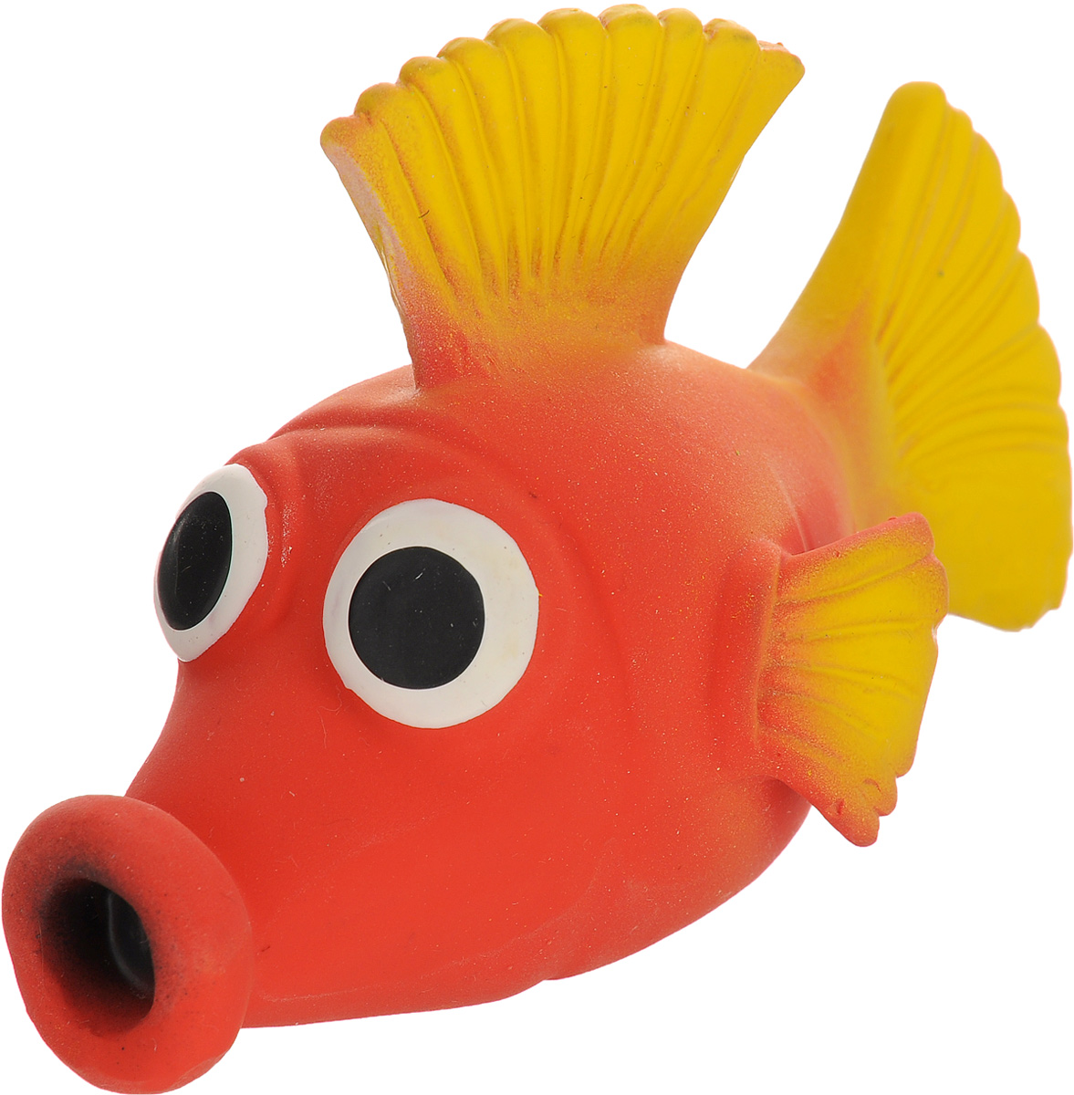 Игрушка для собак Beeztees I.P.T.S. Рыбка, цвет: красный, желтый16263/620875_красный, желтый Игрушка для собак Beeztees I.P.T.S. Рыбка, цвет: красный, желтый16263/620875_красный, желтыйИгрушка для собак Beeztees I.P.T.S. изготовлена из безопасного латекса в форме забавной рыбки с большими глазами. Игрушка снабжена пищалкой. Предназначена для игр с собаками разных возрастов. Такая игрушка привлечет внимание вашего любимца и не оставит его равнодушным.