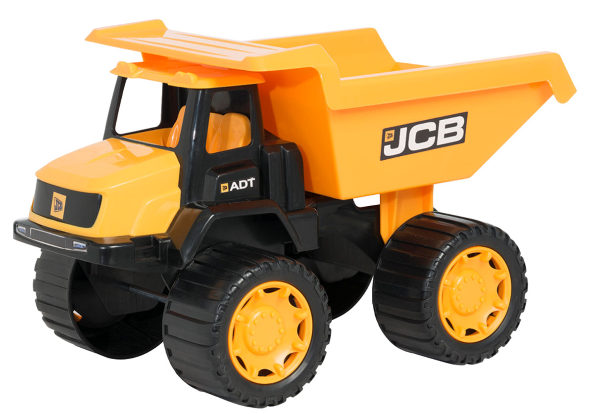 HTI Большой самосвал JCB1415274.V15BX HTI Большой самосвал JCB1415274.V15BXПочувствуй себя настоящим водителем превосходного самосвала! Игрушечный самосвал HTI JCB сделан из высококачественной прочной пластмассы, что позволит ещё дольше играть с ним, не боясь поломок. Машинка длиной 35 см является точной уменьшенной копией своего прототипа - настоящей строительной техники от компании JCB. Колеса уникального самосвала рельефны, что обеспечивает прочное сцепление с дорогой, не давая скользить машинке по полу и царапать его. Наполни вместительный кузов самосвала песком и доставь его в целости и сохранности к пункту назначения! Кузов можно поднять, чтобы высыпать песок, и опустить обратно для дальнейшего пути. Удивите своего маленького строителя новой современной техникой! Такая игрушка, несомненно, обрадует малыша и принесёт ему уйму ярких впечатлений.