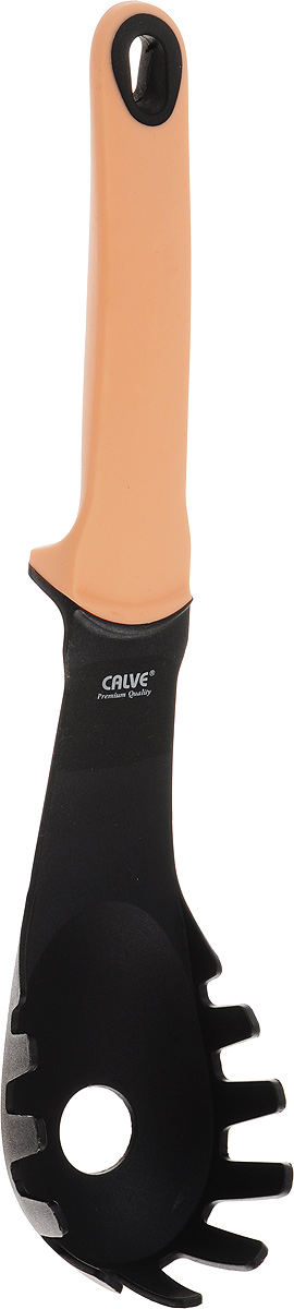 Ложка для спагетти Calve, длина 31 смCL-1376 Ложка для спагетти Calve, длина 31 смCL-1376Ложка для спагетти Calve выполнена из высококачественного нейлона, который выдерживает температуру до +210°С. Изделие безопасно для посуды с антипригарным и керамическим покрытием. Эргономичная рукоятка обеспечивает надежный хват. Ложка для спагетти Calve станет отличным дополнением к коллекции ваших кухонных аксессуаров. Можно мыть в посудомоечной машине. Общая длина ложки: 31 см. Размер рабочей части: 9,5 х 7 х 4 см.