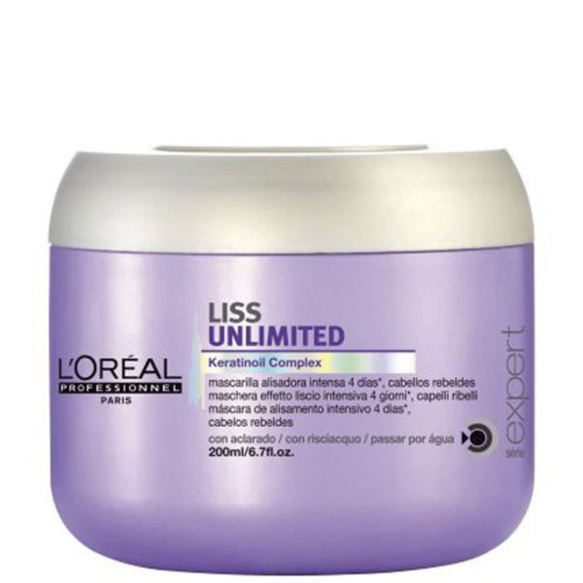 LOreal Professionnel Liss Unlimited – Разглаживающая маска 200 млE0535633 LOreal Professionnel Liss Unlimited – Разглаживающая маска 200 млE0535633Маска LOreal Professionnel Liss Unlimited Masque - профессиональное средство с разглаживающим эффектом для питания и ухода за волосами. Маска предназначена в первую очередь для жестких сухих волос, нуждающихся в глубоком питании и увлажнении. Для укрепления корней волос LOreal Professionnel Liss Unlimited Masque может использоваться для любых типов волос. Благодаря сбалансированному составу, обогащенному специально подобранному комплексу питательных компонентов, маска благотворно действует на кожу головы, луковицы волос и на волосы. Кожа головы бережно очищается, увлажняется, происходит бережная регенерация кожного покрова, корни волос укрепляются, восстанавливается их структура, значительно замедляется выпадение волос. Маска действует на волосы в течение 3-4 дней, при этом они приобретают и сохраняют естественный живой блеск, природную силу и красоту. Питающие и смягчающие компоненты, катионные элементы, комплекс защиты - это лишь часть составляющих косметической...