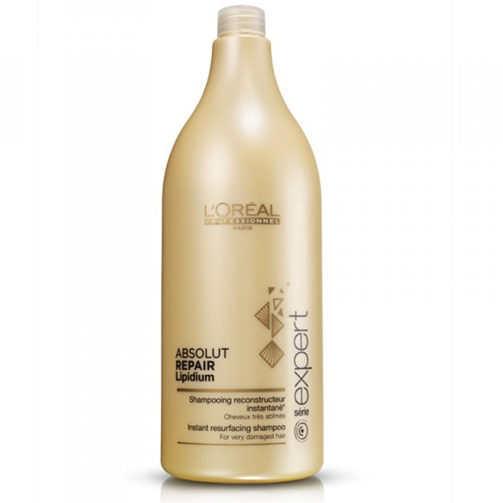 LOreal Professionnel Шампунь, восстанавливающий структуру волос на клеточном уровне Expert Absolut Repair Lipidium - 1500 млE0640665 LOreal Professionnel Шампунь, восстанавливающий структуру волос на клеточном уровне Expert Absolut Repair Lipidium - 1500 млE0640665Благодаря системе Neofibrine (комбинации керамида Bio-Mimetic, укрепляющего волосы, УФ-фильтра и усиливающего блеск волос компонента) шампунь Абсолют Репэр Липидиум восстанавливает поврежденные волосы на клеточном уровне, возвращая им силу и прочность. Волосы становятся крепкими, защищенными, они наполняются жизненной силой и сиянием.