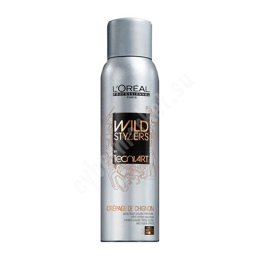 LOreal Professionnel Минеральный фиксирующий спрей (фикс. 3) Tecni.art Wild Stylers Crepage de Chignon - 200 млE6295456 LOreal Professionnel Минеральный фиксирующий спрей (фикс. 3) Tecni.art Wild Stylers Crepage de Chignon - 200 млE6295456Профессиональное средство для длительного контроля за укладкой. Создает идеальный объем. Без утяжеления волос и без жесткости. Добавляет эффект матовости. Убирает статику волос, что позволяет укротить и избавить их от пушистости. В составе - натуральные минеральные соли. Не сушит локоны и не склеивает их.
