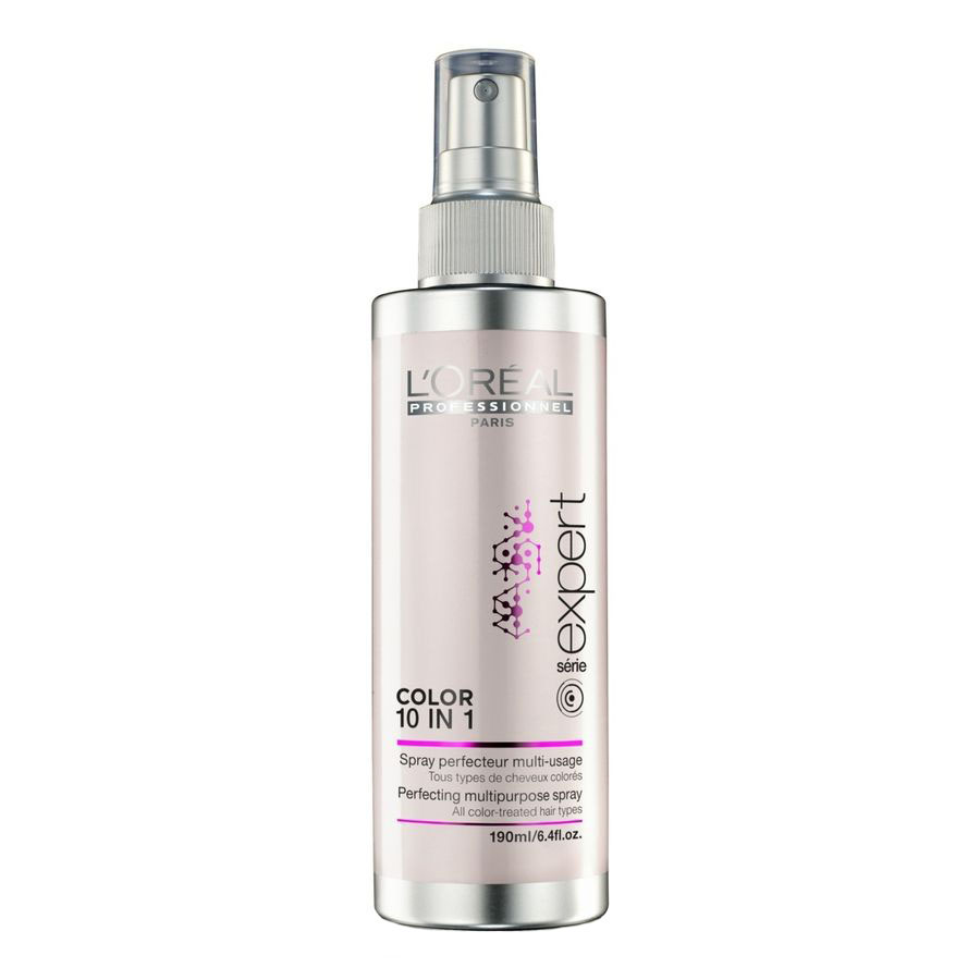LOreal Professionnel Мультифункциональный спрей 10 в 1 Vitamino Color Infinite Spray AOX - 190 млL715233 LOreal Professionnel Мультифункциональный спрей 10 в 1 Vitamino Color Infinite Spray AOX - 190 млL715233Всего одним жестом (10 мгновенных преимуществ использования) - Защита цвета окрашенных волос - Блеск - Мягкость - Плотность. Равномерность структуры волоса - Увлажнение - Легкое расчевыние - Волосы лучше укладываются на брашинг - Предотвращает ломкость - Борется с секущимися кончиками - Анти-статик. Волосы не пушаться Универсальное средство для усиления сияния всех оттенков окрашенных волос.
