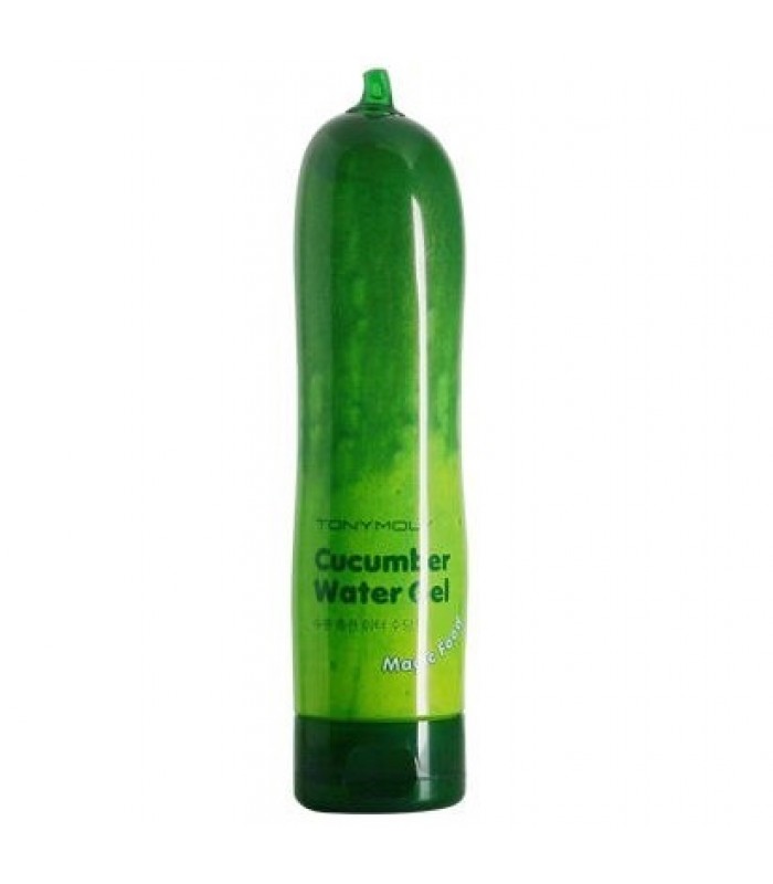TonyMoly Гель на экстракте огуречного сока MAGIC FOOD CUCUMBER WATER GEL, 250 млBD02012300 TonyMoly Гель на экстракте огуречного сока MAGIC FOOD CUCUMBER WATER GEL, 250 млBD02012300В составе геля 95% огуречного экстракта, богатого полисахаридами, минеральными веществами (железо, калий, кальций, фосфор) и витаминами. Огуречный экстракт оказывает положительное влияние на клеточный обмен, улучшает циркуляцию крови, благодаря чему уменьшаются отеки, с кожи буквально смывается усталость. Гель с экстрактом огурца глубоко увлажняет, питает и успокаивает кожу, очищает и осветляет её, делает упругой и эластичной, устраняет раздражения и шелушения, разглаживает кожу, дарит ей приятное охлаждение и чувство свежести. Забавный флакон в виде огурца подходит для ухода за кожей лица и тела, за волосами и ногтями. Гель может использоваться и женщинами, и мужчинами, взрослыми и детьми. Средство можно использовать как: -средство для ухода за кожей после солнечных ожогов; -увлажняющий крем для лица; -увлажняющий гель для кожи тела; -гель для рук и ногтей; -увлажняющая и успокаивающая маска для лица; -успокаивающее средство после эпиляции и бритья; -маска для волос; -увлажняющее и...