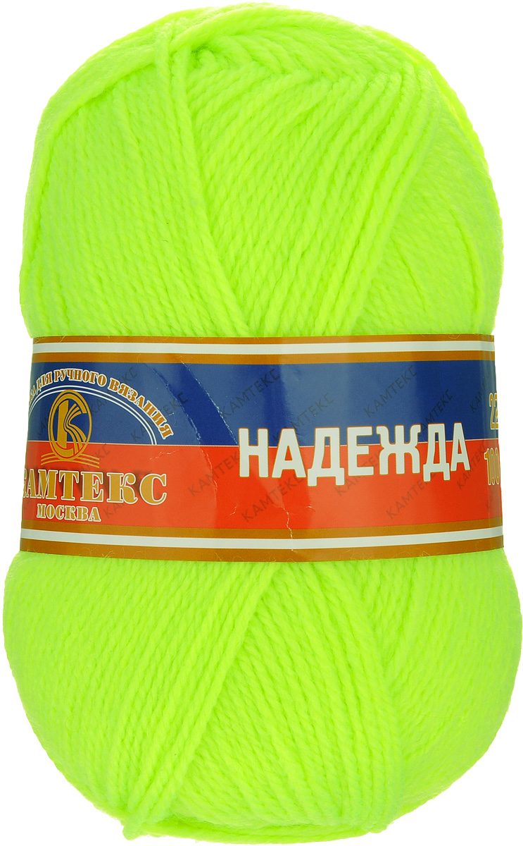 Пряжа для вязания Камтекс Надежда, цвет: саталотвый неон (236), 220 м, 100 г, 10 шт485309_236 Пряжа для вязания Камтекс Надежда, цвет: саталотвый неон (236), 220 м, 100 г, 10 шт485309_236Камтекс Надежда - это доступный вариант классической пряжи в сочетании шерсти и акрила. Нить легка и одинаково удобна для работы, как спицами, так и крючком. Изделия из данной пряжи довольно прочные, не подвержены деформации за счет достаточного количества акрила в составе, а благодаря шерсти вещи теплые, комфортные, дышащие. Добротная, качественная, средней толщины нить подойдет для вязания чулочно-носочных изделий, головных уборов, демисезонных и зимних аксессуаров. Рекомендуемые для вязания спицы и крючки 3- 5 мм. Состав: 30% шерсть, 70% акрил.