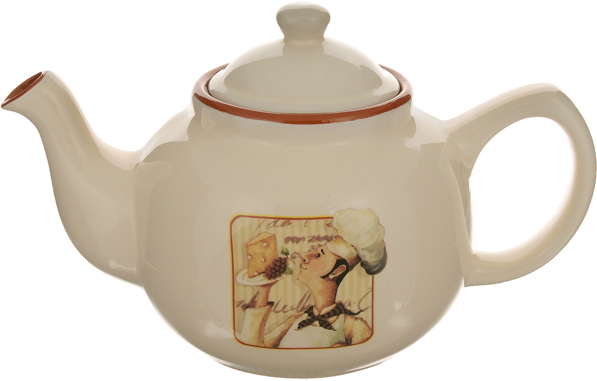 Чайник заварочный Terracotta Шеф-повар, 1 лTLY801-1-CHEF-AL Чайник заварочный Terracotta Шеф-повар, 1 лTLY801-1-CHEF-ALЗаварочный чайник Terracotta Шеф-повар изготовлен из высококачественной глазурованной керамики. Изделие оснащено удобной ручкой и крышкой. Элегантный чайник поможет заварить крепкий ароматный чай и великолепно украсит стол к чаепитию. Диаметр чайника (по верхнему краю): 8,5 см. Высота стенок (без учета крышки): 12,5 см.