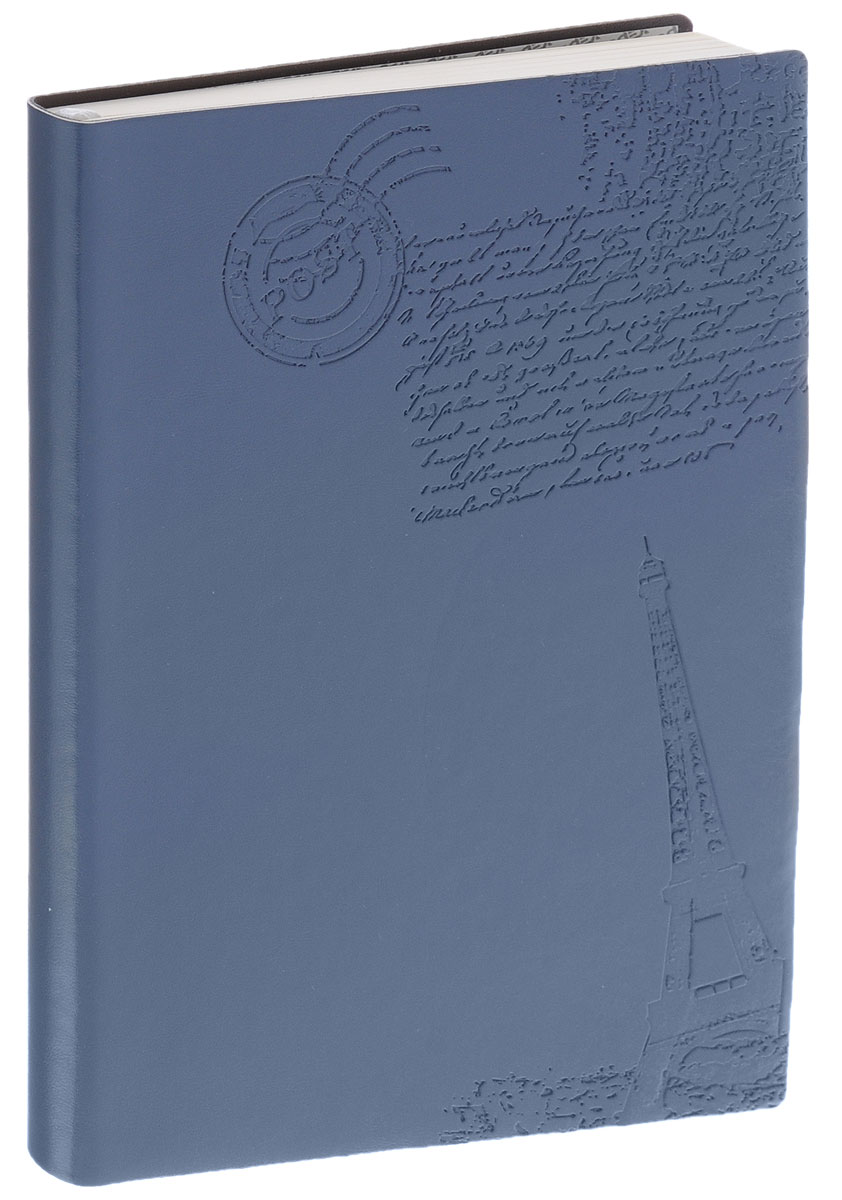Index Ежедневник Paris недатированный 128 листов цвет серо-синийIDN111/A6/BU Index Ежедневник Paris недатированный 128 листов цвет серо-синийIDN111/A6/BUНедатированный ежедневник Index Paris - это один из удобных способов систематизации всех предстоящих событий и незаменимый помощник для каждого. Мягкая обложка выполнена из высококачественной искусственной кожи и украшена тисненым изображением Эйфелевой башни. Внутренний блок на 256 страниц выполнен из состаренной офсетной бумаги. Ежедневник содержит страницу для заполнения личных данных, календарь с 2016 по 2017 год, телефонно-адресную книгу, а также ляссе для быстрого поиска нужной страницы. Все планы и записи всегда будут у вас перед глазами, что позволит легко ориентироваться в графике дел, событий и встреч.