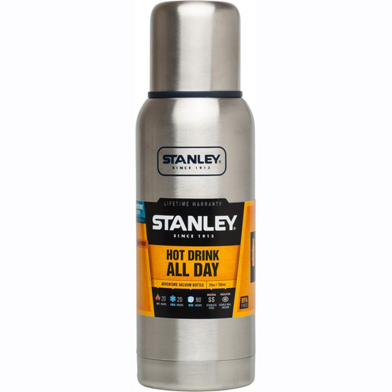 Термос STANLEY Adventure 0,75 л10-01562-017 Термос STANLEY Adventure 0,75 л10-01562-017Термос. Объем - 0,75 л. Удержание тепла - 20 часа, холода - 20 часа, напитки со льдом- 90 часов. Вакуумная изоляция. Корпус и внутренняя колба - из нержавеющей стали. Наружное покрытие - нержавеющая сталь. Цвет - стальной. Крышка- термостакан объемом 236мл. Слив - через поворотную пробку. Термос герметичен. Гарантия-пожизненная.