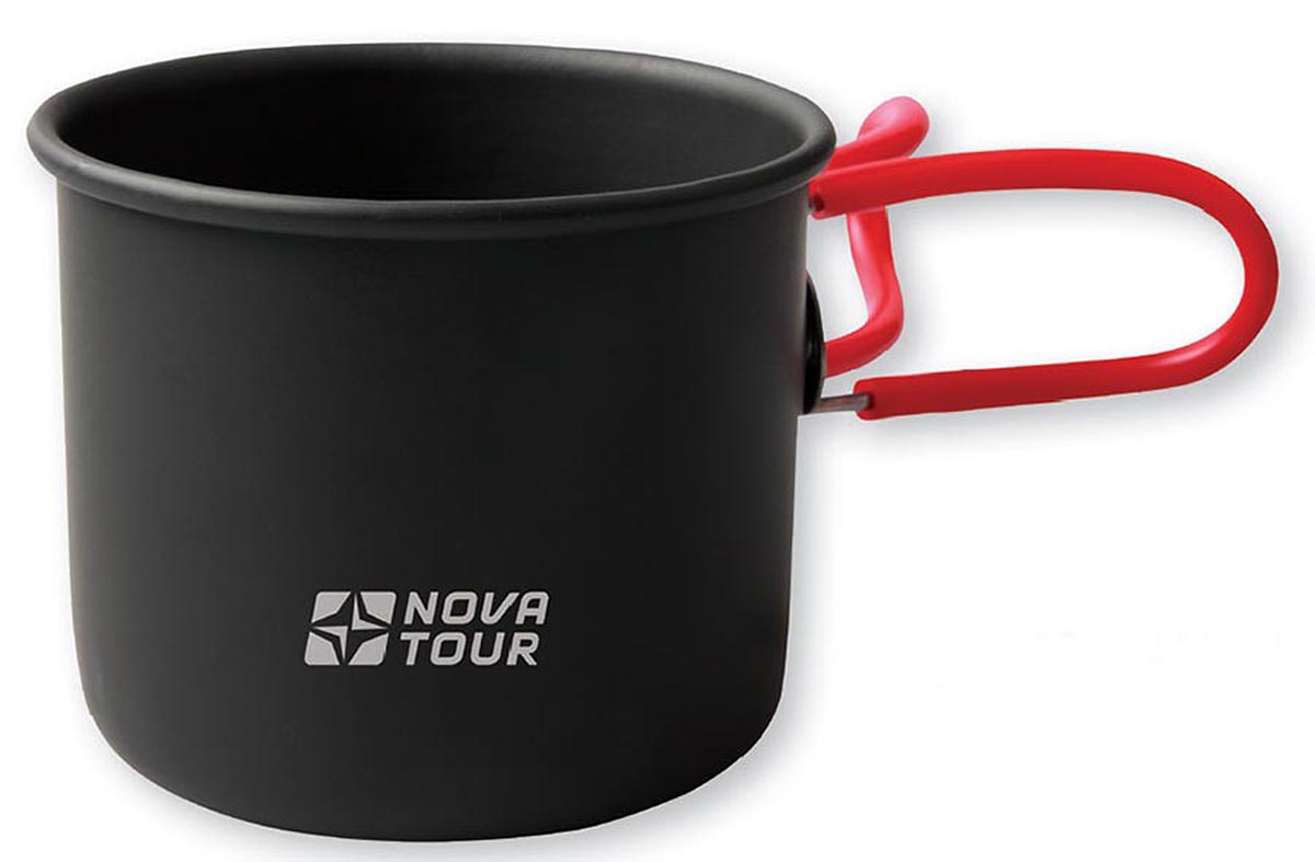 Кружка NOVA TOUR со складными ручками, цвет: черный, красный, 400 мл95811-000-00 Кружка NOVA TOUR со складными ручками, цвет: черный, красный, 400 мл95811-000-00Легкая и компактная походная кружка NOVA TOUR изготовлена из анодированного алюминия. Благодаря своей конструкции со складывающимися ручками, изделие занимает минимум места при транспортировке. Кружка NOVA TOUR - это идеальный вариант для походов и отдыха на природе. Отличается особой легкостью и компактностью, поэтому ее без проблем можно поместить в рюкзак.