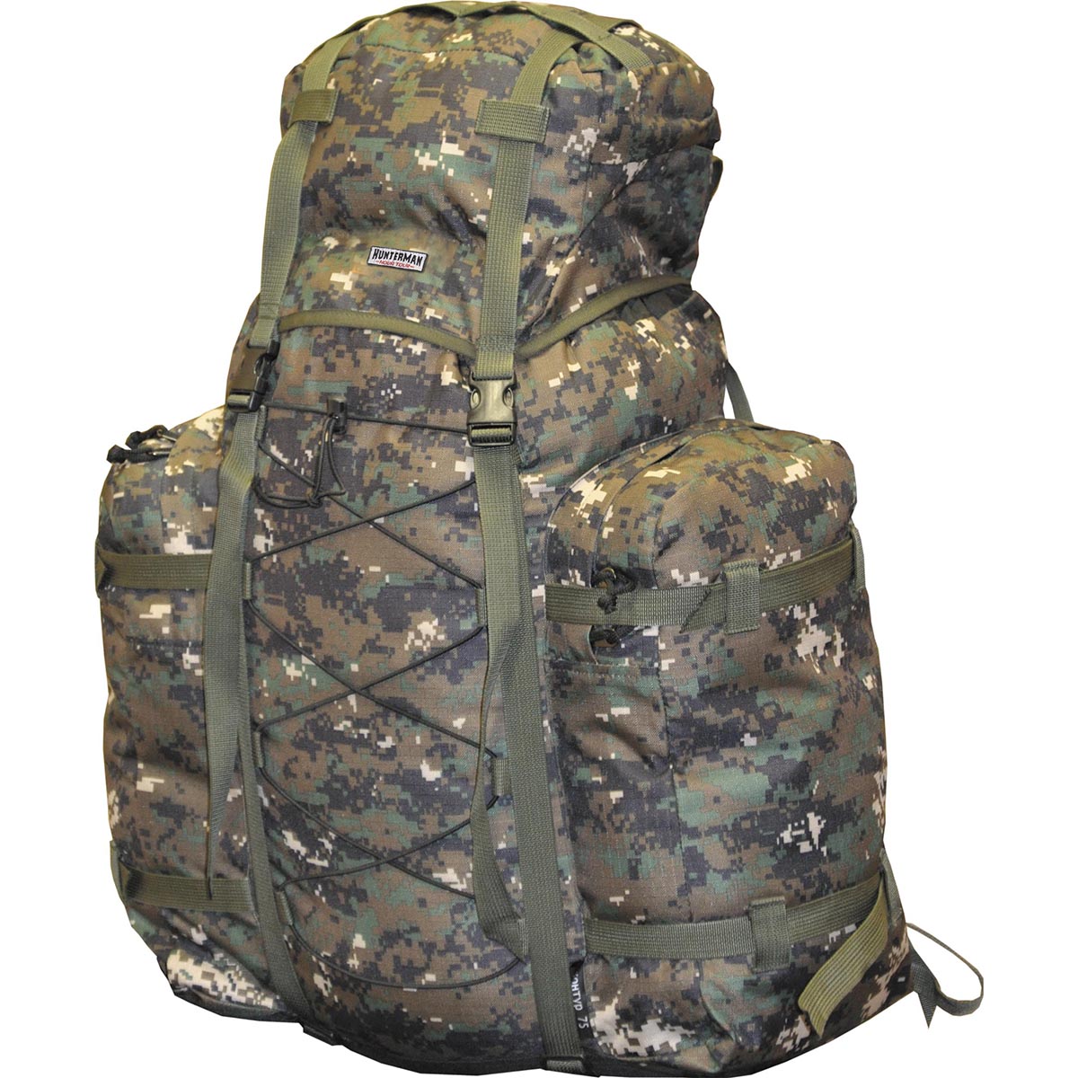 Рюкзак для охоты HUNTERMAN nova tour Контур 75 V3 км, цвет: диджитал зеленый, 100л95817-608-00 Рюкзак для охоты HUNTERMAN nova tour Контур 75 V3 км, цвет: диджитал зеленый, 100л95817-608-00Легкий, компактный рюкзак для охоты и рыбалки. Находка для любителей активного отдыха на природе! Стильный, вместительный, удобный в эксплуатации! Надежный помощник при переноске необходимого снаряжения для рыбной ловли и охоты. Вертикальная смягчающая вставка добавляет жесткости спинке рюкзака, в плавающем клапане карман для мелочей, съемная поясная стропа.; Ткань Poly Oxford 300D Ripstop Вес (кг) 1,1 Объем (л) 75 Высота-ширина-глубина, см