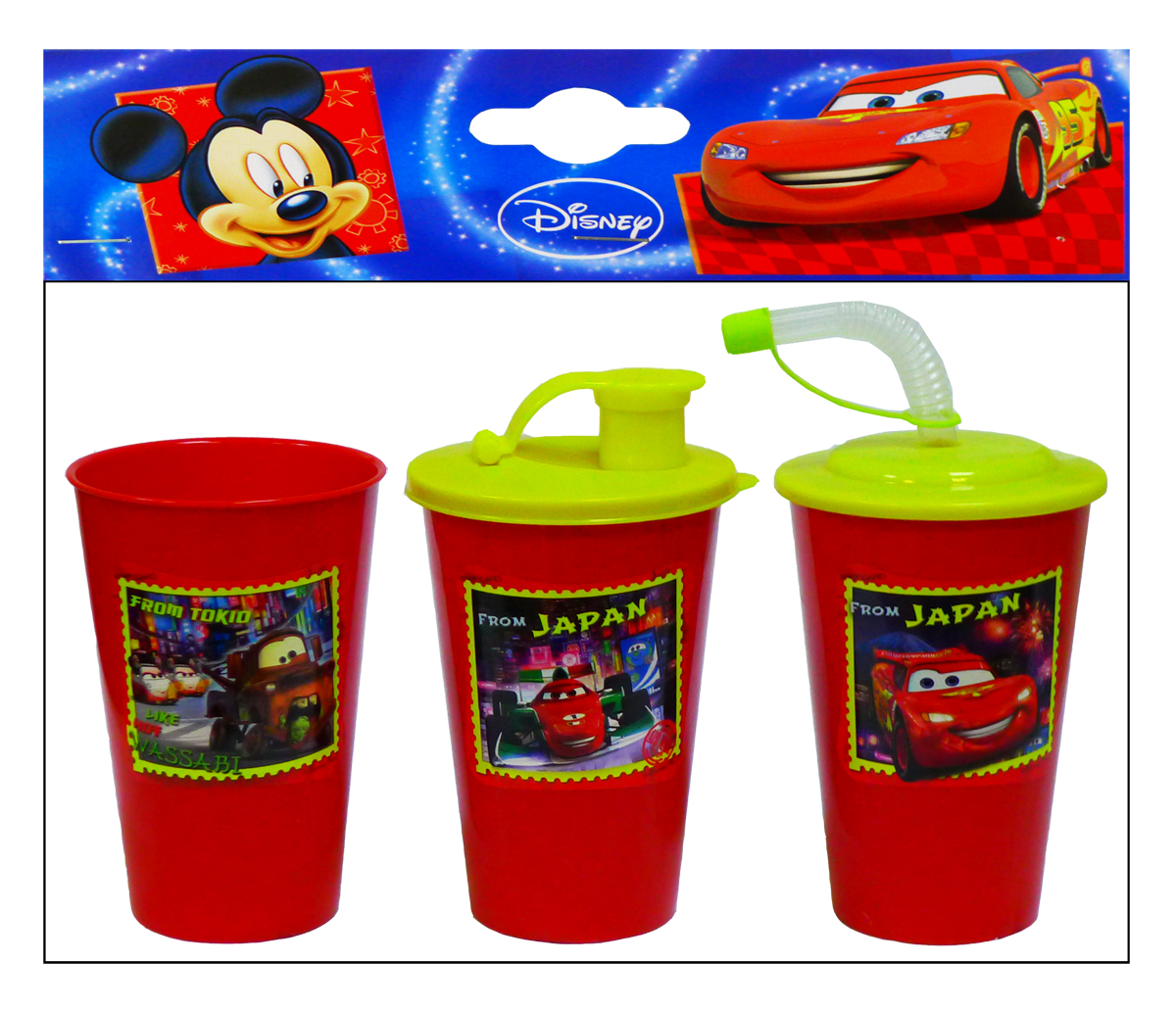 Disney Набор бокалов Тачки цвет красныйNS630CAR5 Disney Набор бокалов Тачки цвет красныйNS630CAR5Произведено по лицензии Walt Disney.