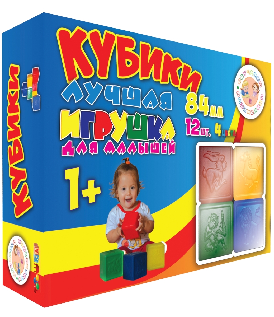Тотошка Кубики выдувныетт00-065 Тотошка Кубики выдувныетт00-065Для крохи знакомство с кубиком начинается с ознакомительных экспериментальных действий: бросание, ощупывание, перекатывание. Малыш начинает манипулировать предметами. Этот набор прекрасно подойдет и для юных строителей. С помощью этого набора ребенок научится строить дома, башни, ставя квадратные детали друг на друга, делать змейки на плоскости. Набор знакомит детей с основными цветами. Кубики имеют яркие желтый, синий, красный и зеленый цвета. Так же кубики знакомят ребят с животнами и птицами. Ребята по старше с помощью набора могут учиться и развивать логическое мышление. Кубики выполнены из легких не бьющихся, легко моющихся высококачественных материалов с использованием пищевых красителей, имеют безопасную форму без острых углов, абсолютно безопасны для здоровья ребенка.