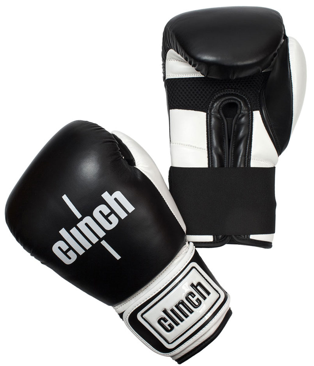 Перчатки боксерские Clinch Punch, цвет: черно-белый, 14 унций. C131C131 Перчатки боксерские Clinch Punch, цвет: черно-белый, 14 унций. C131C131Боксерские перчатки Punch. Изготовлены из высококачественного, прочного эластичного полиуретана. Многослойный пенный наполнитель обеспечивает улучшенную анатомическую посадку, комфорт и высокий уровень защиты. Широкая резинка позволяет оптимально фиксировать запястье.