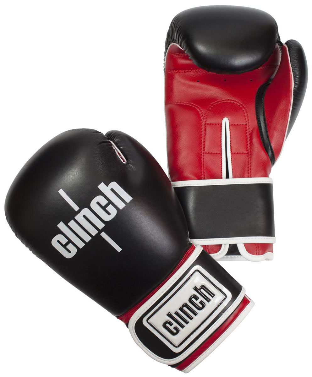 Перчатки боксерские Clinch Fight, цвет: черно-красный, 12 унций. C133C133 Перчатки боксерские Clinch Fight, цвет: черно-красный, 12 унций. C133C133Боксерские перчатки Fight. Изготовлены эластичного полиуретана Flex PU. Многослойный пенный наполнитель. Широкая манжета из искусственной кожи на липучке велкро.