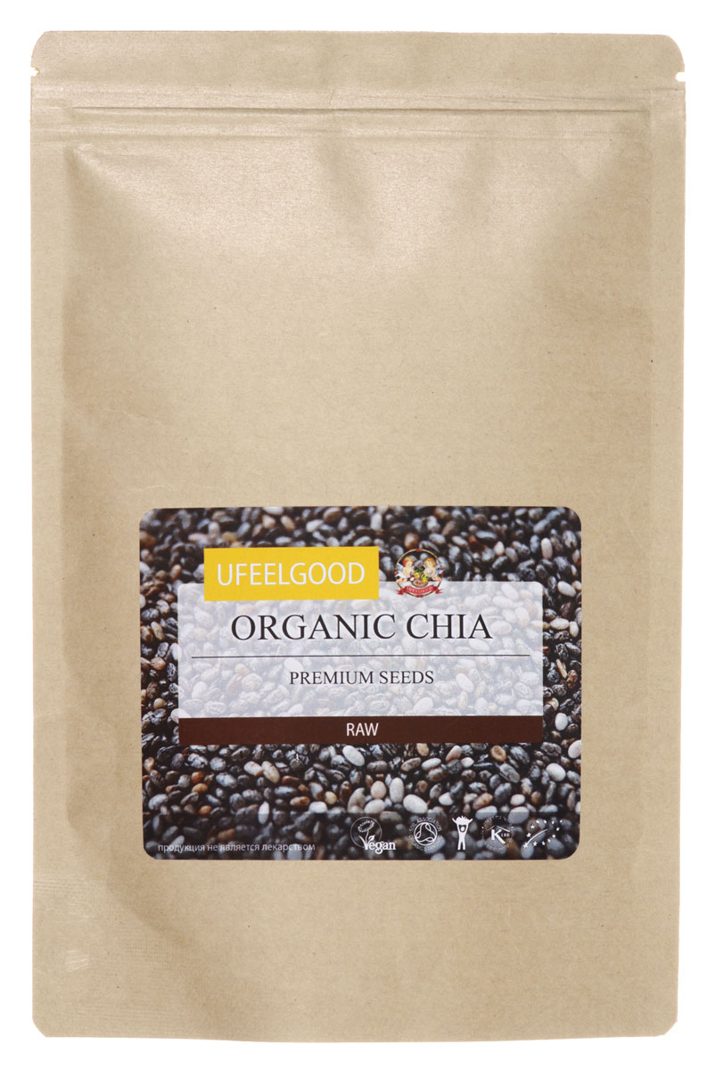 UFEELGOOD Organic Chia Premium Seeds   , 200 