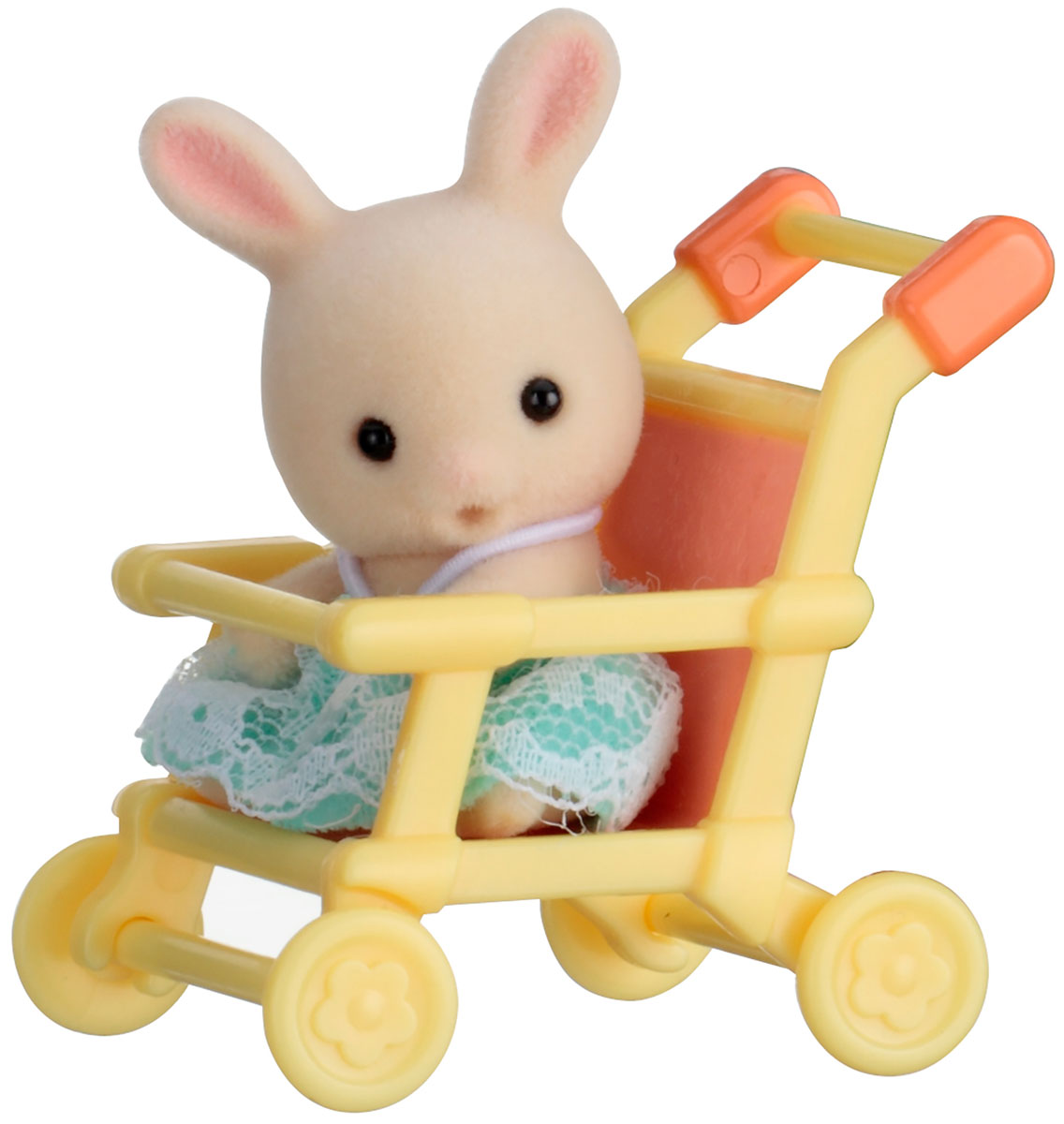 Sylvanian Families Фигурка Малыш кролик в коляске5200 Sylvanian Families Фигурка Малыш кролик в коляске5200Фигурка Sylvanian Families Малыш кролик в коляске - это увлекательная игрушка, которая понравится вашему ребенку. Фигурка может стать частью большой игры с другими элементами серии Sylvanian или другими игрушками. Серия создана для развития творческих способностей и основных социальных направлений развития ребенка. Ребенок может брать игрушку с собой на прогулку или поездку в автомобиле. Такие игрушки отлично развивают мелкую моторику рук, фантазию, логическое и пространственное мышление. Все элементы выполнены с невероятной тщательностью из безопасных материалов. Компания Sylvanian Families была основана в 1985 году, в Японии. Sylvanian Families очень популярна в Европе и Азии и, за долгие годы существования, компания смогла добиться больших успехов. 3 года подряд в Англии бренд Sylvanian Families был признан Игрушкой Года. Сегодня у героев Sylvanian Families есть собственное шоу, полнометражный мультфильм и сеть ресторанов, работающая по...