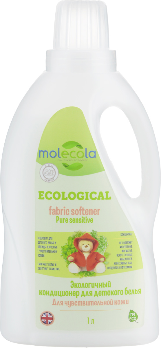 Кондиционер для детского белья Molecola Pure Sensitive, для чувствительной кожи, экологичный, 1 л9110 Кондиционер для детского белья Molecola Pure Sensitive, для чувствительной кожи, экологичный, 1 л9110Кондиционер Molecola Pure Sensitive для детского белья мягко ухаживает за волокнами ткани, подходит для смягчения, в том числе для шелка и шерсти. Подходит для смягчения детской одежды из белых и цветных тканей и для людей с чувствительной кожей. Сбалансированная концентрация активных растительных ПАВ обеспечивает безопасность и экономию средства. Благодаря своему составу, может использоваться даже в жесткой воде. Не содержит оптического отбеливателя, фосфатов, искусственных красителей и синтетических ароматов. Колпачок можно использовать в качестве мерной емкости. Рекомендовано людям, имеющим аллергическую реакцию на средства бытовой химии. Состав: Вода, Товар сертифицирован. Уважаемые клиенты! Обращаем ваше внимание на возможные изменения в дизайне упаковки. Качественные характеристики товара остаются неизменными. Поставка...
