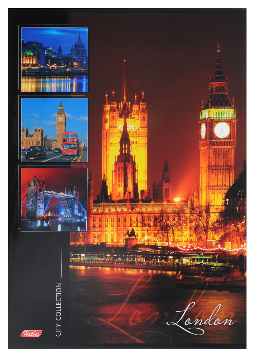 Hatber Тетрадь London 96 листов в линейку96Т4B4_10050_London Hatber Тетрадь London 96 листов в линейку96Т4B4_10050_LondonТетрадь Hatber London отлично подойдет для занятий как школьнику, так и студенту. Стильная обложка с изображением лондонских достопримечательностей, выполненная из ламинированного картона, позволит сохранить тетрадь в аккуратном состоянии на протяжении всего времени использования. Внутренний блок тетради состоит из 96 листов белой бумаги в голубую линейку без полей.