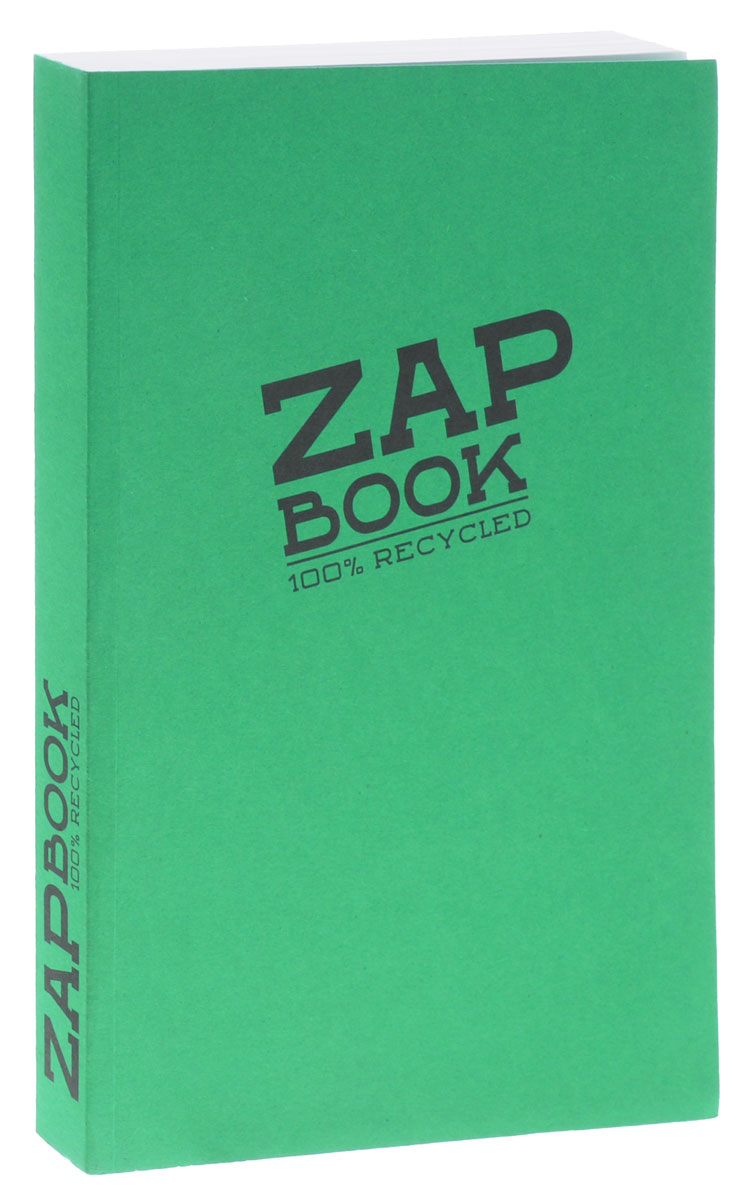 Clairefontaine Блокнот для эскизов Zap Book 160 листов цвет зеленый3355С_зеленый Clairefontaine Блокнот для эскизов Zap Book 160 листов цвет зеленый3355С_зеленыйClairefontaine - французская компания, выпускающая канцелярские товары, тетради и блокноты с 1858 года. Блокнот для эскизов Clairefontaine Zap Book формата А5 идеален для рисования, эскизов и заметок. Изготовлен из переработанной бумаги. Цветная обложка из плотного картона. Внутренний блок на 320 страниц на склейке, без разметки.