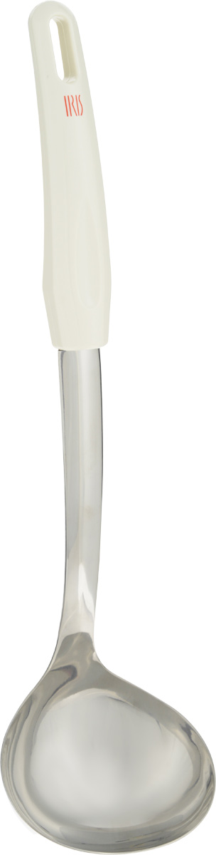 Половник Iris Barcelona Premium, длина 32 см4525-I Половник Iris Barcelona Premium, длина 32 см4525-IПоловник Iris Barcelona Premium изготовлен из высококачественной нержавеющей стали. Ручка, выполненная из ABS пластика, удобно размещается в руке. Изделие оснащено ушком, с помощью которого вы можете повесить половник в любом месте. Идеально подходит для сервировки супов, жаркого и соусов. Такой половник займет достойное место среди аксессуаров на вашей кухне. Подходит для мытья в посудомоечной машине. Общая длина половника: 32 см. Размер рабочей поверхности: 9 х 8,5 х 3,3 см.