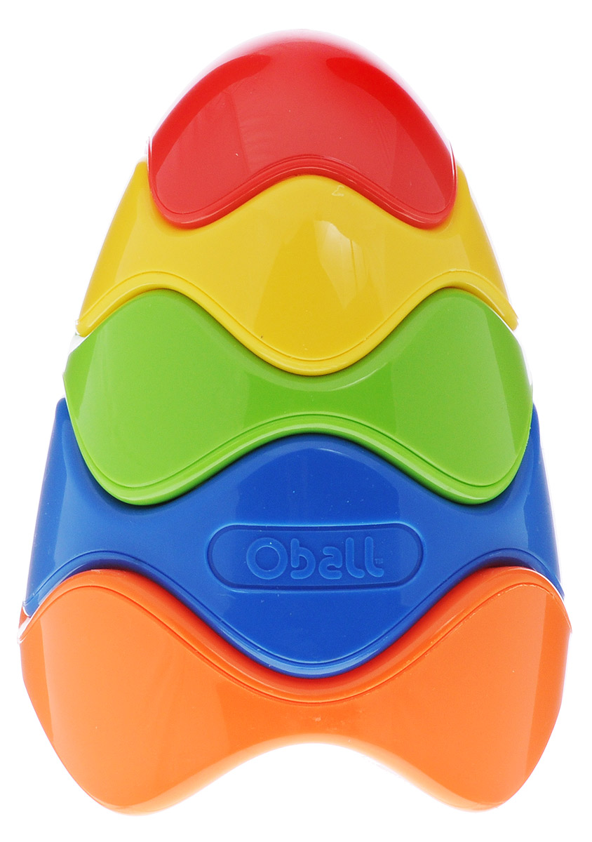 Oball Пирамидка81106 Oball Пирамидка81106Пирамидка Oball подойдет для малышей старше 3 месяцев. Изделие изготовлено из высококачественного пластика, не вызывающего аллергию и безопасного для здоровья ребенка. Пирамидка состоит из 5 элементов необычной формы, которые можно складывать в любом порядке. Благодаря их уникальной форме для сборки не нужен стержень-подставка. Игры с пирамидкой Oball способствуют развитию тактильных ощущений, зрения и мелкой моторики рук.