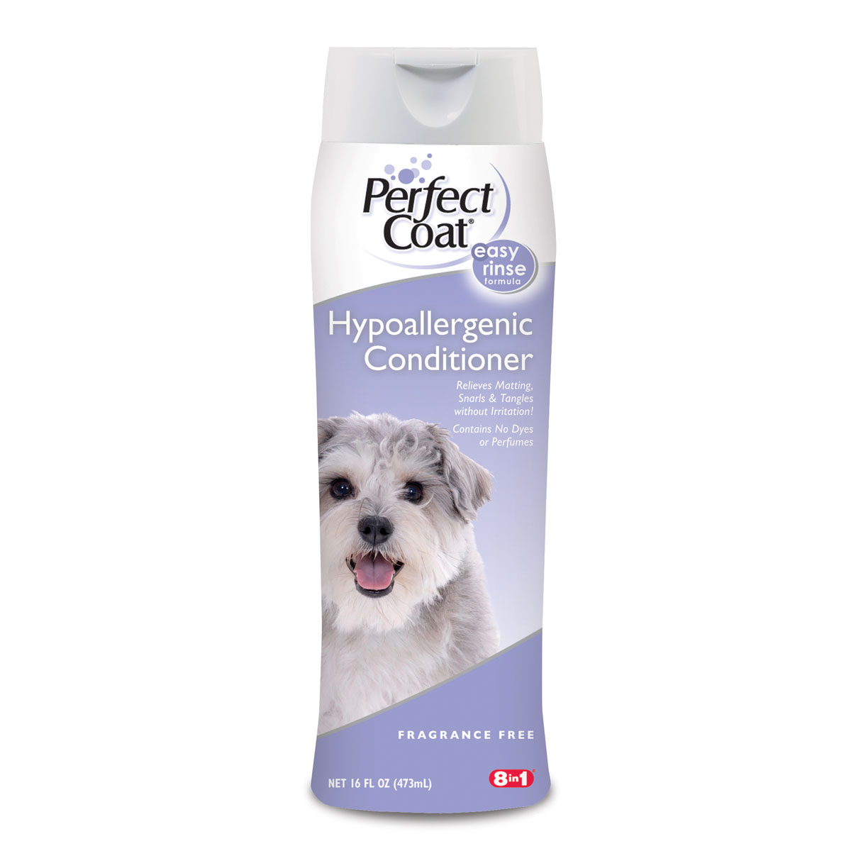 Кондиционер-ополаскиватель для собак 8in1 PC Hypoallergenic гипоаллергенный 473 мл1827184 Кондиционер-ополаскиватель для собак 8in1 PC Hypoallergenic гипоаллергенный 473 мл18271848 in1 Hypoallergenic Conditioner гипоаллергенный кондиционер для собак 473 мл. Кондиционер гипоаллергенный для собак не содержит ароматизаторов и включает технологию Aller-Free™, денатурирующую белки, вызывающие аллергию. Кондиционер нейтрализует перхоть и другие раздражающие факторы, не нарушая чувствительности кожи. Обогащен Алое вера для придания шерсти мягкости и блеска. Легкосмываемая формула не содержит избыточных масел.
