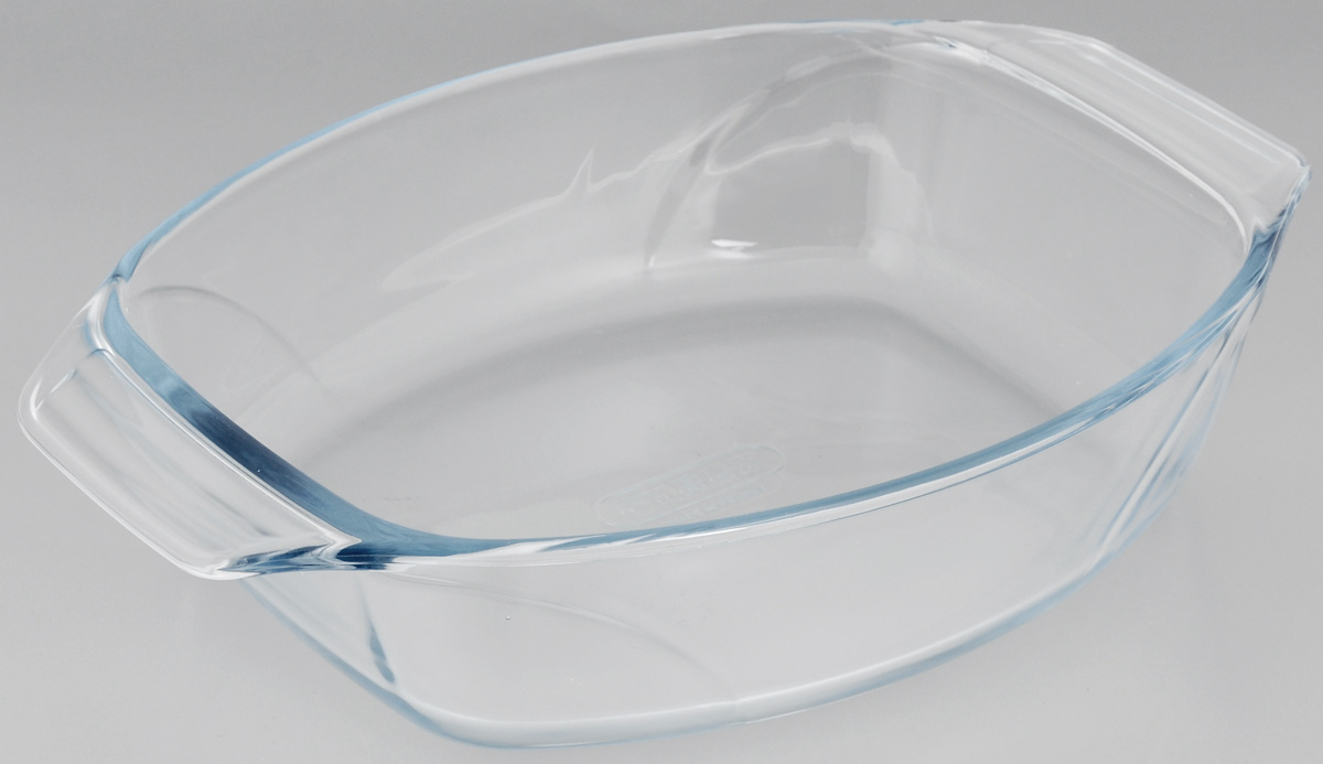 Форма для запекания Pyrex Optimum, овальная, 30 х 21 см410B000 Форма для запекания Pyrex Optimum, овальная, 30 х 21 см410B000Овальная форма для запекания Pyrex Optimum изготовлена из жаропрочного стекла, которое выдерживает температуру до +300°С. Форма предназначена для приготовления горячих блюд. Оснащена двумя ручками. Материал изделия гигиеничен, прост в уходе и обладает высокой степенью прочности. Форма идеально подходит для использования в духовках, микроволновых печах, холодильниках и морозильных камерах. Размер формы (с учетом ручек): 30 х 21 см. Размер формы (без учета ручек): 23 х 21 см. Высота стенки: 6,5 см.