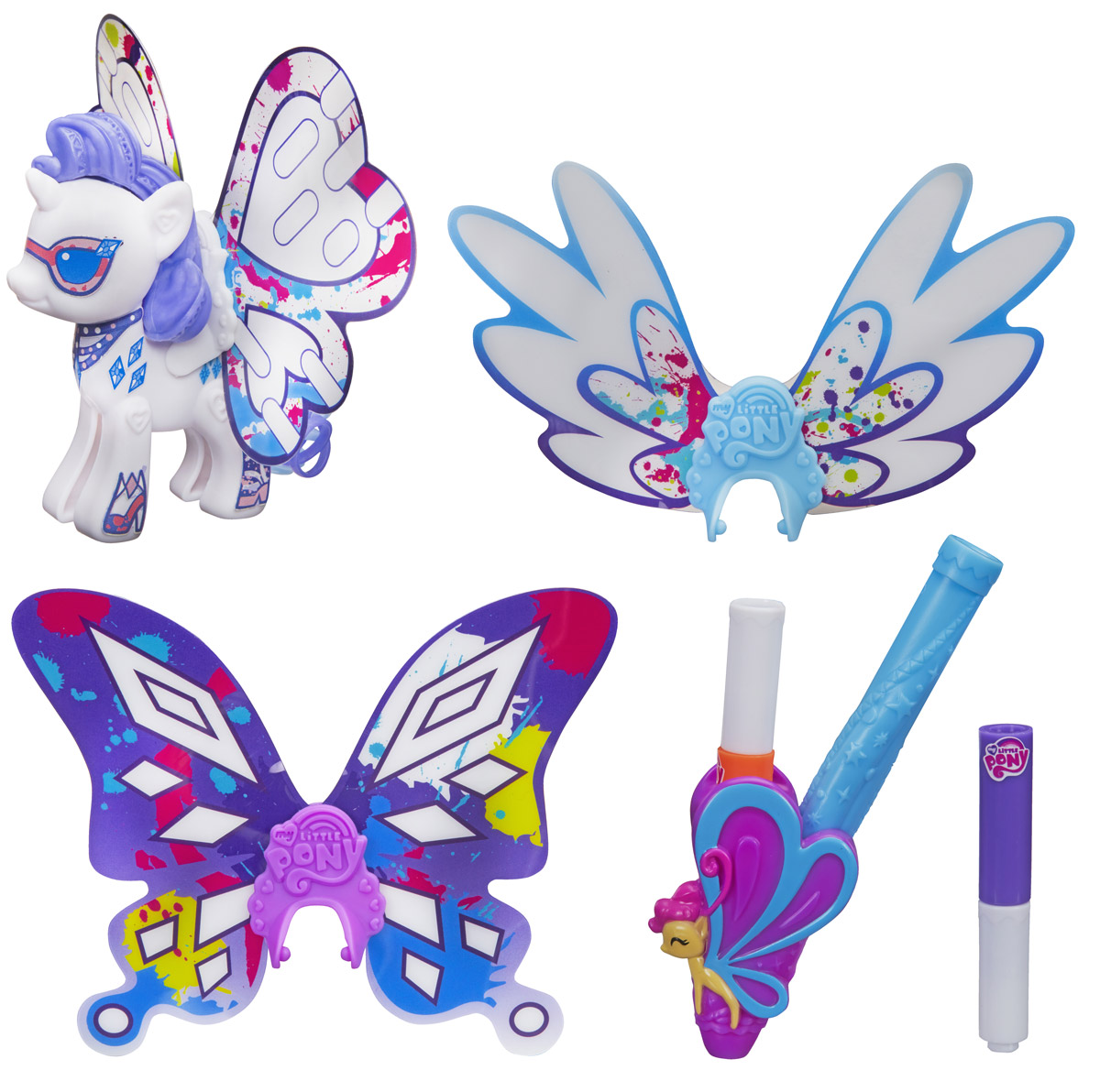 My Little Pony Фигурка Создай свою пони с крыльями RarityB3590EU4_B5677 My Little Pony Фигурка Создай свою пони с крыльями RarityB3590EU4_B5677Фигурка My Little Pony Создай свою пони с крыльями. Rarity - это отличный набор для развития творческих способностей маленькой модницы. В наборе имеются элементы для сборки лошадки из популярного мультсериала Дружба - это чудо, а также набор аксессуаров для ее украшения. В наборе вы найдете: три пары разных крыльев (отличаются формой и узорами), разноцветные маркеры и наклейки. Раскрасьте крылья, подберите нужные стикеры и создайте свой уникальный образ стильной пони. Ваша малышка будет в восторге от такого подарка!