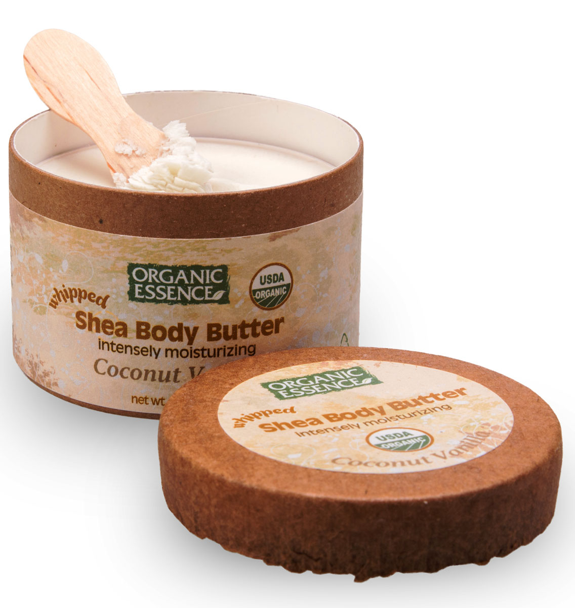 Organic Essence Взбитое масло Ши для рук и тела Ваниль и Кокос 42 гWCCOC Organic Essence Взбитое масло Ши для рук и тела Ваниль и Кокос 42 гWCCOCИнтенсивное увлажнение рук и тела, подходит для ежедневного использования. Не содержит воду и другие наполнители. Входящая в состав Взбитого масла Ши для рук и тела ваниль в первую очередь предназначена для борьбы со стрессом, напряжением и раздражительностью. Аромат ванили не только расслабляет тело, но и снимает нервное напряжение, гасит такие негативные эмоции, как гнев, раздражение, зато пробуждает творческую фантазию, жизнерадостность и оптимизм. Необыкновенная польза органического масло Ши достигается за счёт высокого содержания стеариновой и олеиновой жирных кислот. Эти жирные кислоты, увлажняя кожу, помогают сохранить надолго её эластичность. Улучшает капиллярное кровообращение, является превосходным целителем и омолаживающим средством для проблемной, сухой или возрастной кожи. USDA сертифицированный органический продукт.