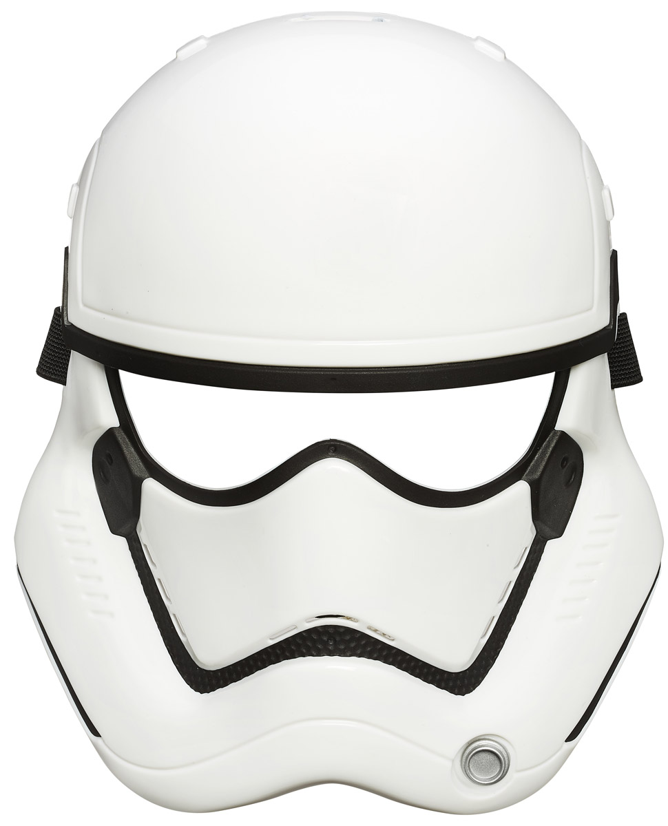 Star Wars Маска First Order StormtrooperB3223_B3225 Star Wars Маска First Order StormtrooperB3223_B3225Маска Star Wars First Order Stormtrooper позволяет преобразиться в штурмовика из известного фильма Звездные войны. Маска выполнена из пластика белого цвета с прорезями для глаз. Закрепляется на голове при помощи эластичной резинки, регулируемой по длине. Такая маска непременно понравится поклоннику Звездных войн и станет для него замечательным подарком.