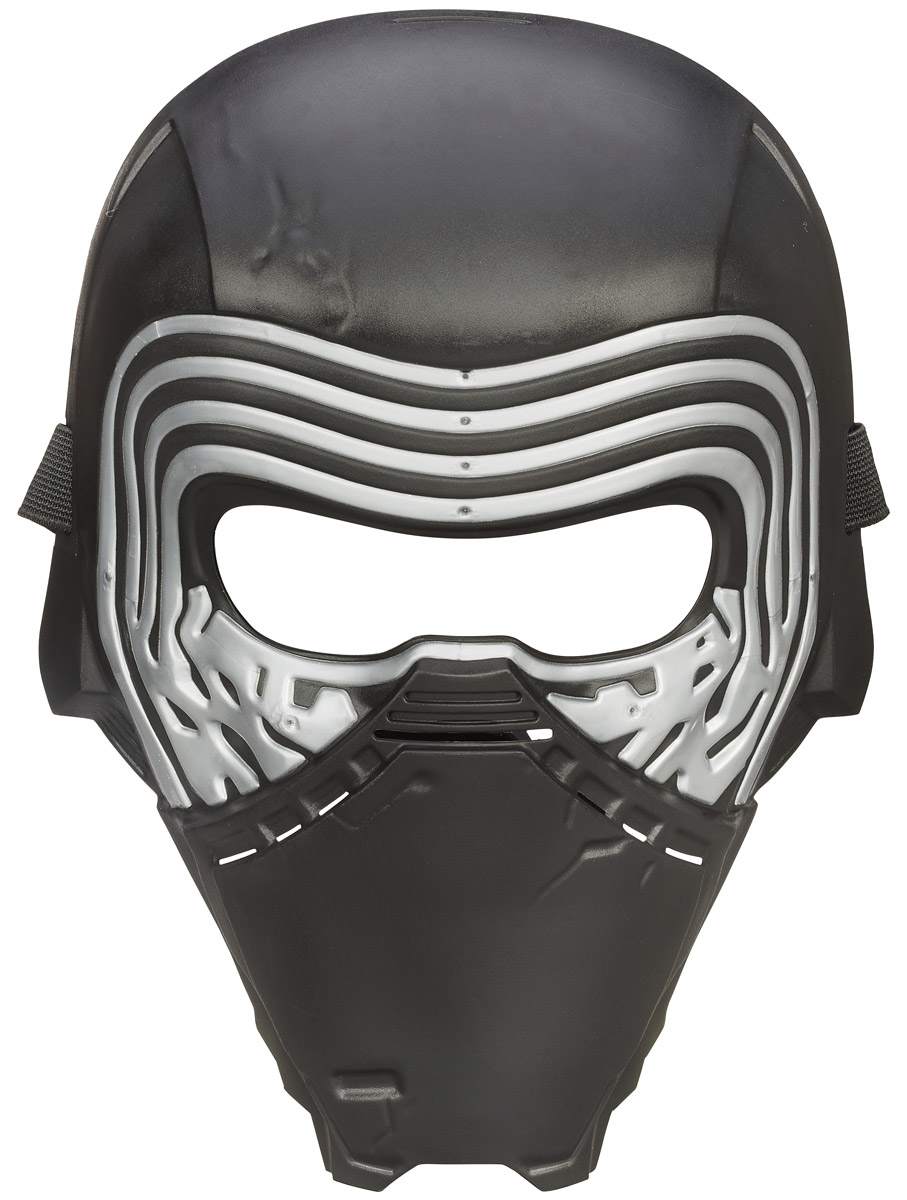 Star Wars Маска Kylo RenB3223_B3224 Star Wars Маска Kylo RenB3223_B3224Маска Star Wars Kylo Ren позволяет преобразиться в главного злодея Кайло Рена из фильма Звездные войны. Маска выполнена из пластика черного цвета с прорезями для глаз. Закрепляется на голове при помощи эластичного ремешка, регулируемого по длине. Такая маска непременно понравится поклоннику Звездных войн и станет для него замечательным подарком.