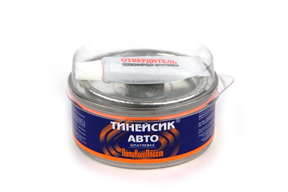 Автошпатлевка Тинейсик-авто 0,15 кгPL0101 Автошпатлевка Тинейсик-авто 0,15 кгPL0101Автомобильная шпатлевка, предназначенная для выравнивания поверхностей при кузовных работах в процессе производства и ремонта автомобилей, а также устранения дефектов и выравнивания металлических и неметаллических поверхностей перед их окрашиванием.