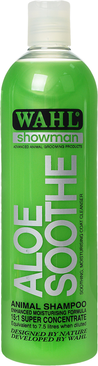 Шампунь для животных Wahl Aloe Soothe, концентрированный, с алоэ, 500 мл2999-7551 Шампунь для животных Wahl Aloe Soothe, концентрированный, с алоэ, 500 мл2999-7551Шампунь для животных Wahl Aloe Soothe создан на основе натуральных ингредиентов, не содержит опасных химических компонентов. Идеально сбалансированная формула, включающая экстракты алоэ вера, авокадо, кокоса и пшеницы, разработана для эффективного очищения и ухода за шерстью, не нарушая естественного баланса кожи. Входящие в состав витамины Е и С в совокупности с натуральными экстрактами помогают сохранять шерсть животного здоровой и блестящей. Разработан для профессионального использования. Может применяться в домашних условиях при строгом соблюдении инструкции. Разводится 1:15. Способ применения: Тщательно встряхнуть флакон. В отдельной емкости подготовить раствор: 1 часть концентрата и 15 частей теплой проточной воды. Наносить раствор на влажную шерсть. Тщательно вспенить массирующими движениями и затем смыть. Для лучших результатов рекомендуется оставить пену на шерсти на 5 минут, а затем смыть. Избегать попадания в глаза, нос и на другие чувствительные зоны. При...