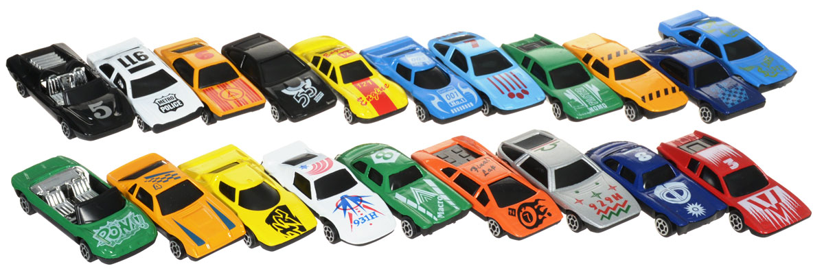 Plastic Toy Набор машинок City RacerG100-H36061 Plastic Toy Набор машинок City RacerG100-H36061Набор машинок Plastic Toy City Racer понравится любому мальчику. В набор входит 20 спортивных и гоночных автомобилей. Каждая машинка имеет индивидуальную форму и раскраску. Машинки изготовлены из качественных и безопасных материалов. Имея такой автопарк, можно устраивать соревнования и гонки с друзьями. Благодаря разнообразию моделей и цветов скучать будет некогда.