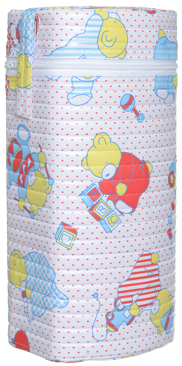 Canpol Babies Термоконтейнер для фигурной бутылочки Мишки9/225_белый, мишки Canpol Babies Термоконтейнер для фигурной бутылочки Мишки9/225_белый, мишкиТермоконтейнер для фигурной бутылочки Canpol Babies предназначен для хранения охлажденного напитка или теплой молочной смеси в бутылочке, поэтому является необходимым аксессуаром во время поездок или прогулок. В зависимости от температуры питания и атмосферных условий термоконтейнер может удерживать температуру до трех часов. Внешняя поверхность изделия выполнена из долговечного, нетоксичного и моющегося материала, а с внутренней стороны заполнена термоизолирующей пленкой, которая замедляет процесс охлаждения/нагревания питания. Оформлен термоконтейнер забавными рисунками в виде мишек и закрывается на застежку-молнию. Благодаря удобной ручке его удобно носить с собой. Термоконтейнер подходит для бутылочек с широким и узким горлышком.