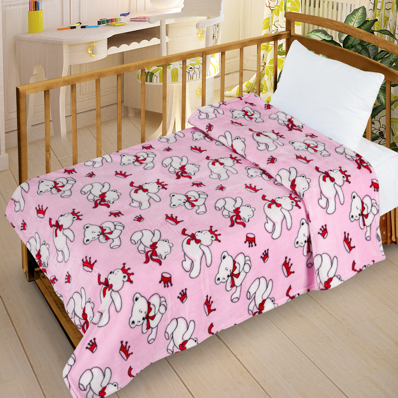 Letto Плед детский Велсофт-бэби цвет розовый VB11VB11 Letto Плед детский Велсофт-бэби цвет розовый VB11VB11Нежнейший плед в детскую кроватку выполнен из современного материала Велсофт - ткань напоминает на ощупь плюшевую игрушку. Материал гипоаллергенен, плед легкий и в то же время теплый. Приятна расцветка пледа создаст в детской комнате уют и приятную атмосферу.