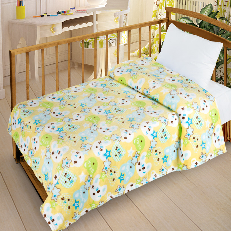 Letto Плед детский Велсофт-бэби цвет желтый VB09VB09 Letto Плед детский Велсофт-бэби цвет желтый VB09VB09Нежнейший плед в детскую кроватку выполнен из современного материала Велсофт - ткань напоминает на ощупь плюшевую игрушку. Материал гипоаллергенен, плед легкий и в то же время теплый. Приятна расцветка пледа создаст в детской комнате уют и приятную атмосферу.