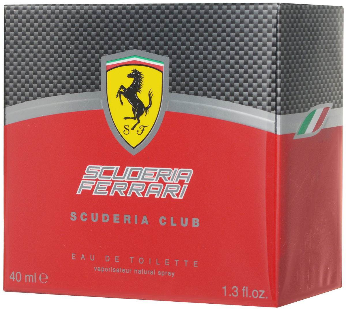 Ferrari Туалетная вода SCUDERIA CLUB мужская, 40 мл67000362 Ferrari Туалетная вода SCUDERIA CLUB мужская, 40 мл67000362Scuderia Ferrari Scuderia Club Ferrari - это аромат для мужчин, принадлежит к группе ароматов фужерные. Scuderia Ferrari Scuderia Club выпущен в 2013. Верхние ноты: Цитрусы, кардамон, Имбирь, Базилик и перчная мята; ноты сердца: Лаванда, Герань, Розмарин, Белая фрезия, Зеленый чай и мускатный орех; ноты базы: Ветивер, амброксан (ambroxan), Дерево Гуаяк и Тонка бобы.