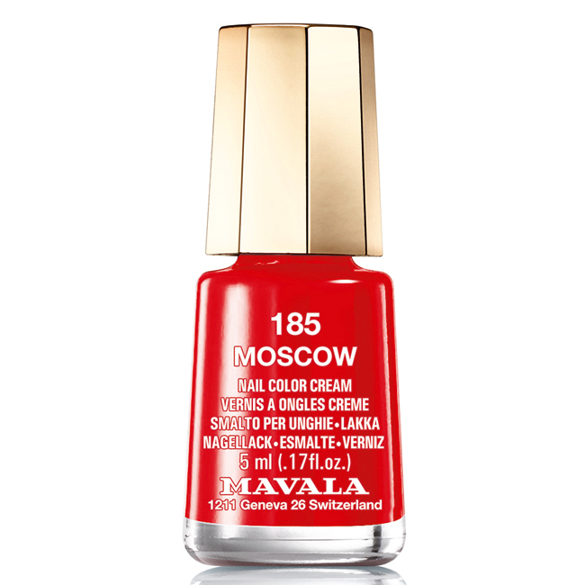Mavala Лак для ногтей Москва/Moscow , Тон 185, 5 мл08-1207 Mavala Лак для ногтей Москва/Moscow , Тон 185, 5 мл08-1207Лаки для ногтей Mavala представлены классическими и ультрамодными оттенками. Они пропускают воздух даже через 3-4 слоя, давая возможность ногтям дышать. Специально разработанный состав лаков позволяет им оставаться свежими и насыщенными долгое время. Лаки не содержат толуол, формальдегид, камфору, дибутил фталат, канифоль и добавленный никель.